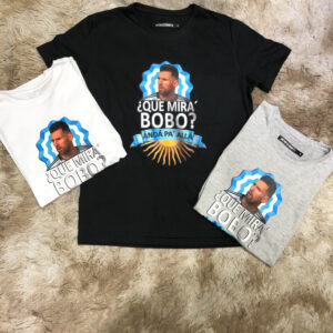 Remera Estampada QUÉ MIRA BOBO