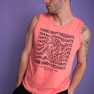 Musculosa Estampada THINK HAPPY